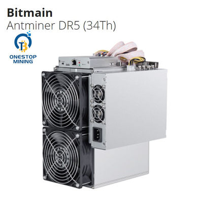 Bitmain Antminer Dr5 34th/S Decred Minerstat Dcr-Münze, die 175x279x238MM gewinnt