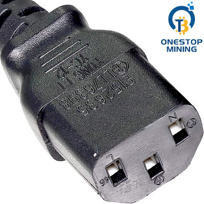 EU-Stecker Asic-Bergmann Power Supply Cords verkabelt 1.5m 1.8m 2m