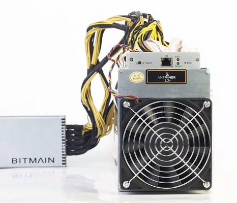 Bergmann Scrypt Miner Asic Antminer L3+ 504 Mh/S Litecoin Bitmain
