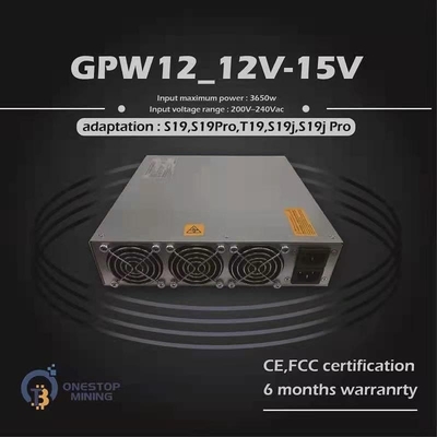 Stromversorgung 3650W für Reihe Bitmain S19 S19Pro S19J S19JPro S19A