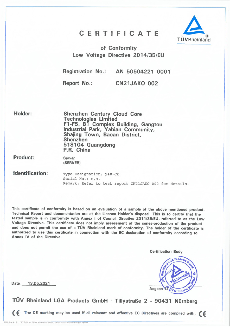 China Shenzhen Easy Cloud Times Technology Co., Ltd. Zertifizierungen